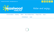 Tablet Screenshot of hazelwood.co.uk